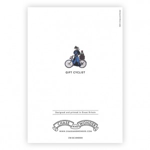 Gift Cyclist Bicycle Greeting Card