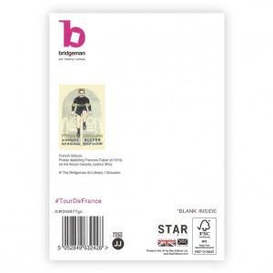 French School Bicycle Greeting Card