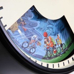 Bramwell Brown Cycling Weather Clock